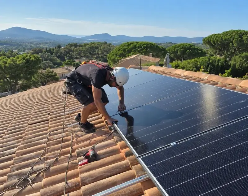Installateur panneaux solaires Nozay — pose photovoltaïque sur toiture